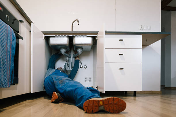 Professional Drain Cleaning technician working in Ephrata, WA